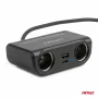 Priza dubla bricheta cu 2xUSB-A + 2xUSB-C QC3.0 PD3.0 120W, 12/24V, Amio