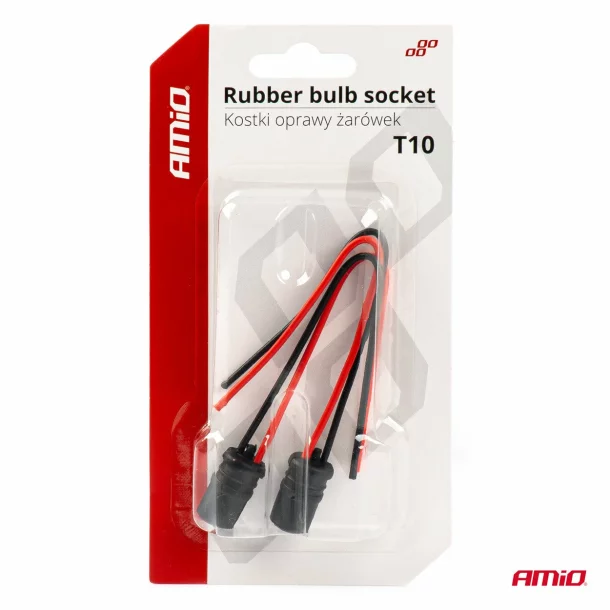 Soclu bec T10, set de 2buc, Amio