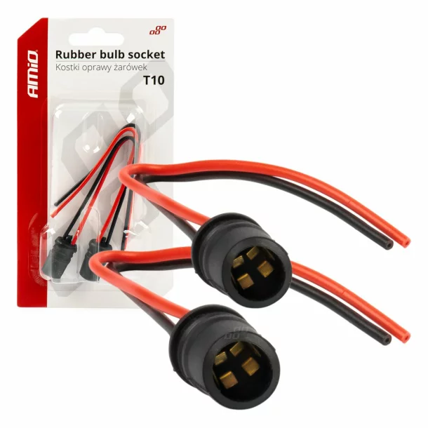 Soclu bec T10, set de 2buc, Amio