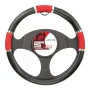 Husa volan 4Cars - M - Ø 37/39cm - Negru/Rosu