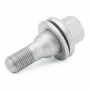 Febi flat wheel bolt with washer, 17mm head, M12x1.25 thread, 17mm thread length, 58mm length, 1pc - Citroën, DS, Fiat, Opel, Peugeot, Toyota, Vauxhall