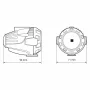 Fog-X2, kit proiectoare auxiliare LED pentru ceata moto - 12V - 30W