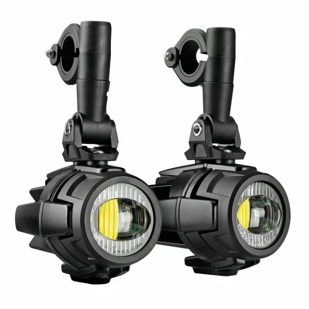 Fog-X1, kit proiectoare auxiliare LED pentru ceata moto - 12V - 20W