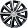 Set capace roti auto Cridem Drift 4buc - Argintiu/Negru - 15''