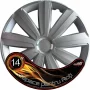 Set capace roti auto Cridem Drift RC 4buc - Argintiu/Crom - 14''