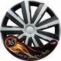Set capace roti auto Cridem Drift 4buc - Argintiu/Negru - 16''