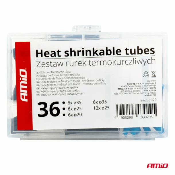 Set de tuburi termocontractabile 36buc