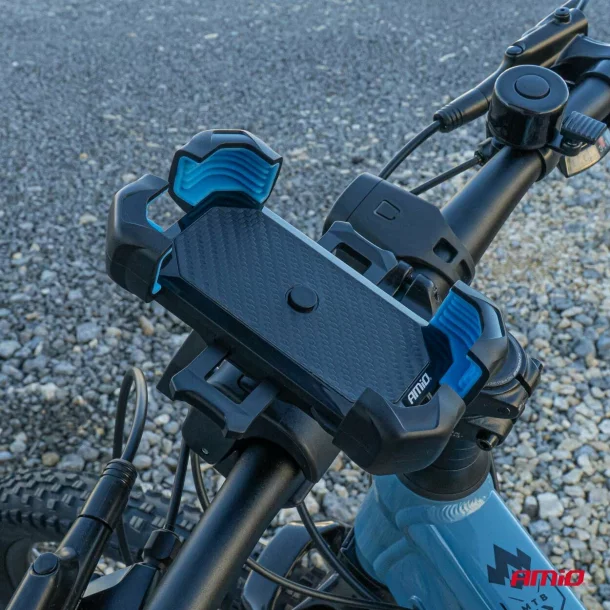 Suport telefon rotativ 360° pentru bicicletă, motocicletă și scuter