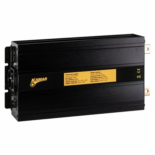 Invertor tensiune KAMAR 24V-230V 1500/3000W