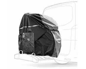Prelata 3 biciclete, pentru suport bicicleta cu fixare pe carligul de remorcare - 190x50x130 cm