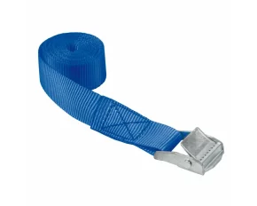 Chinga de ancorare cu clema de fixare, 1buc - 2.5×300cm - Albastru