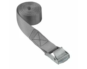 Chinga de ancorare cu clema de fixare, 1buc - 2.5x300cm - Gri