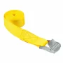 Chinga de ancorare cu clema de fixare, 1buc - 2.5×300cm - Galben