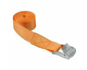 Rögzítőheveder csatos zárral, 1db - 2.5×300cm - Narancssárga