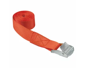 Rögzítőheveder csatos zárral, 1db - 2.5×300cm - Piros