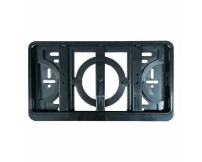 Suport numar inmatriculare auto TIP D, 30x15cm, ABS - Negru