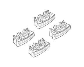 Kit de montaj pentru bare Alumia, Quadra, Silenzio C230 - Bmw Serie 3 (G20) 12/18>08/22, Serie 3 (G20) 09/22>