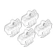 Kit de montaj pentru bare Alumia, Quadra, Silenzio C261 - Jaguar E-Pace 08/17>12/20, E-Pace 01/21>10/24