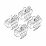 Kit de montaj pentru bare Alumia, Quadra, Silenzio C280 - Nissan Qashqai 04/21>05/24, Nissan Qashqai 06/24>