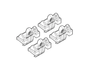 Kit de montaj pentru bare Alumia, Quadra, Silenzio C016 - Lancia Ypsilon 09/03>05/11, Ypsilon Unyca 06/11>12/13