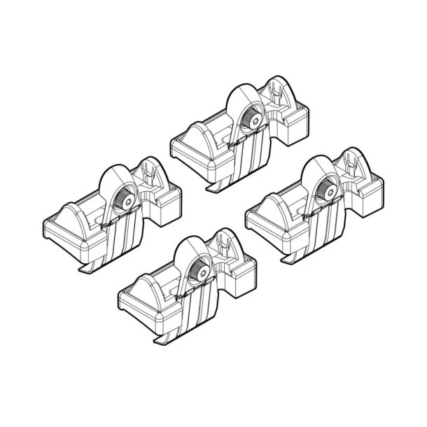 Kit de montaj pentru bare Alumia, Quadra, Silenzio C033 - Toyota Corolla Verso 09/04>05/09