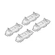 Kit de montaj pentru bare Alumia, Quadra, Silenzio C036 - Chrysler Pt Cruiser, Citroen C8, Evasion, Fiat Ulysse, Ford Focus Wagon, Galaxy, Carnival, Lancia Phedra, Zeta, Nissan X-Trail, Peugeot 806, 807, Porsche Cayenne, Volkswagen Touareg
