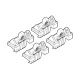 Kit de montaj pentru bare Alumia, Quadra, Silenzio C039 - Audi A3 Sportback 09/04>10/12
