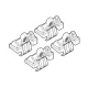 Kit de montaj pentru bare Alumia, Quadra, Silenzio C040 - Toyota Avensis 05/03>03/09