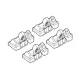 Kit de montaj pentru bare Alumia, Quadra, Silenzio C050 - Volkswagen Passat 03/05>12/10