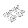Kit de montaj pentru bare Alumia, Quadra, Silenzio C054 - Volkswagen Fox 05/05>12/10