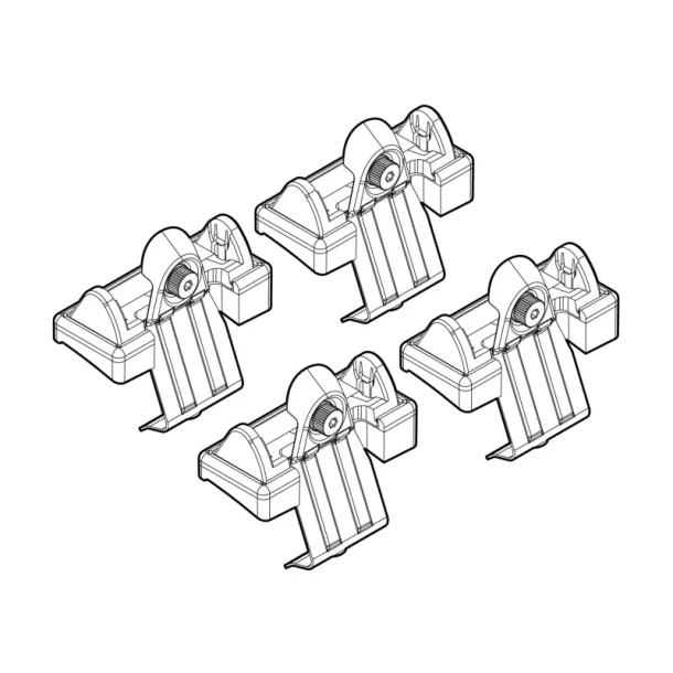 Kit de montaj pentru bare Alumia, Quadra, Silenzio C056 - Abarth Punto 05/08>06/11, Punto Evo 06/10>04/12, Fiat Grande Punto 09/05>04/12, Grande Punto 09/05>04/12, Punto 01/12>08/18, Punto 01/12>04/19, Punto Evo 10/09>04/12, Punto Evo 10/09>04/12