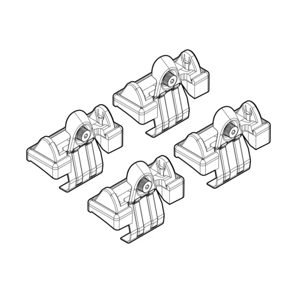 Kit de montaj pentru bare Alumia, Quadra, Silenzio C062 - Fiat Bravo 02/07>11/15