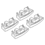 Kit de montaj pentru bare Alumia, Quadra, Silenzio C100 - Alfa Romeo Mito 09/08>04/19