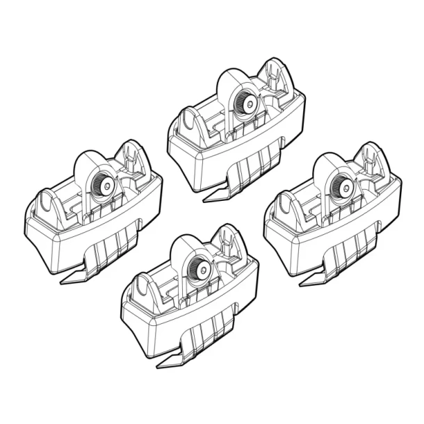 Kit de montaj pentru bare Alumia, Quadra, Silenzio C102 - Abarth 500 07/08>05/16, 500C 06/10>05/16, 595 06/16>08/24, 695 Biposto 12/14>12/17,  Fiat 500 07/07>06/19, 500 Hybrid 07/19>11/24, 500C 07/09>08/20