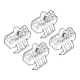 Kit de montaj pentru bare Alumia, Quadra, Silenzio C116 - Renault Clio IV 5p 10/12>07/19, Clio IV Generation 08/19>03/20