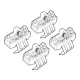 Kit de montaj pentru bare Alumia, Quadra, Silenzio C117 - Ford Focus 03/11>09/21, 10/21>