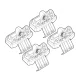 Kit de montaj pentru bare Alumia, Quadra, Silenzio C131 - Nissan Juke 10/10>11/19
