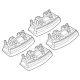 Kit de montaj pentru bare Alumia, Quadra, Silenzio C137 - Renault Koleos 06/08>01/14