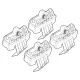 Kit de montaj pentru bare Alumia, Quadra, Silenzio C142 - Seat Leon 01/13>05/20