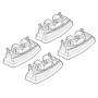 Kit de montaj pentru bare Alumia, Quadra, Silenzio C145 - Mercedes Classe B 10/11>11/14, Classe B 12/14>06/15, Classe B 07/15>01/19