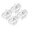 Kit de montaj pentru bare Alumia, Quadra, Silenzio C147 - Nissan Qashqai 03/07>01/14