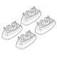 Kit de montaj pentru bare Alumia, Quadra, Silenzio C158 - Mercedes Classe C 4p 02/07>02/14, Classe E 4p 03/09>12/12, Classe E 4p	01/13>06/16, Classe E 4p 07/16>08/20, Classe E 4p 09/20>10/23
