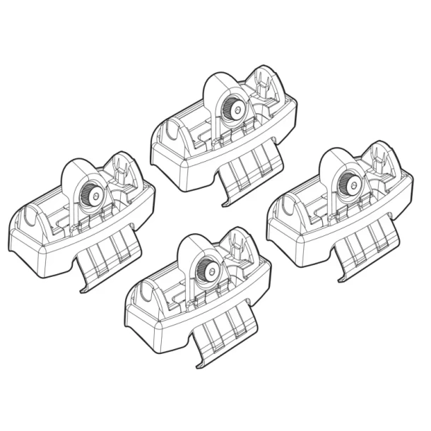Kit de montaj pentru bare Alumia, Quadra, Silenzio C169 - Citroen C1 5p 06/14>05/18, 06/18>12/21, C1 Airscape 5p 06/14>05/18, Peugeot 108 5p 06/14>12/21, 108 Top! 06/14>06/19, Toyota Aygo 5p 06/14>07/18, 08/18>12/21, Aygo X-Wave 06/14>04/18, 05/18>12/19