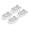 Kit de montaj pentru bare Alumia, Quadra, Silenzio C174 - Hyundai i20 3p 03/15>04/18, i20 5p 11/14>08/18, i20 5p 09/18>11/20