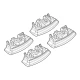 Kit de montaj pentru bare Alumia, Quadra, Silenzio C174 - Hyundai i20 3p 03/15>04/18, i20 5p 11/14>08/18, i20 5p 09/18>11/20