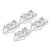 Kit de montaj pentru bare Alumia, Quadra, Silenzio C176 - Hyundai i30 Wagon 09/12>04/15, i30 Wagon 05/15>04/17