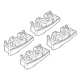 Kit de montaj pentru bare Alumia, Quadra, Silenzio C179 - Hyundai i30 3p 01/13>04/15, i30 3p 05/15>12/16, i30 5p 03/12>04/15, i30 5p 05/15>12/16, i30 5p 01/17>07/20, i30 5p 08/20>04/24, i30 5p 05/24>