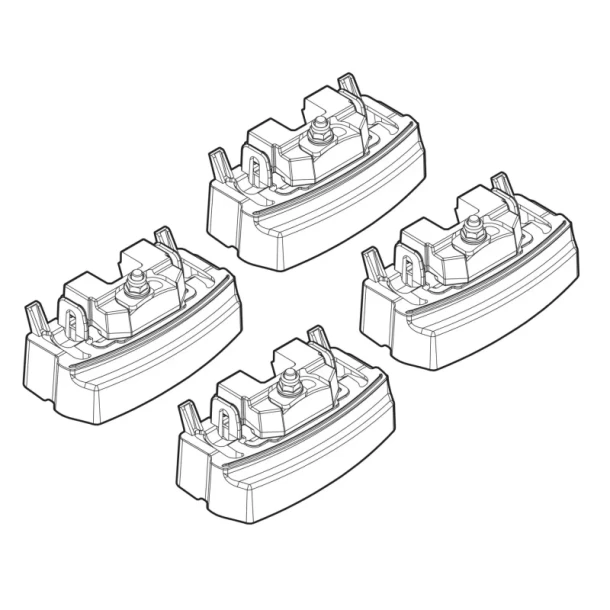 Kit de montaj pentru bare Alumia, Quadra, Silenzio C187 - Mercedes CLA 4p 02/13>06/15, CLA 4p 07/15>03/16, CLA 4p 04/16>04/19, CLA 4p 05/19>05/23, CLA 4p 06/23>05/25