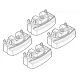 Kit de montaj pentru bare Alumia, Quadra, Silenzio C187 - Mercedes CLA 4p 02/13>06/15, CLA 4p 07/15>03/16, CLA 4p 04/16>04/19, CLA 4p 05/19>05/23, CLA 4p 06/23>05/25