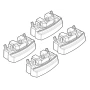 Kit de montaj pentru bare Alumia, Quadra, Silenzio C187 - Mercedes CLA 4p 02/13>06/15, CLA 4p 07/15>03/16, CLA 4p 04/16>04/19, CLA 4p 05/19>05/23, CLA 4p 06/23>05/25
